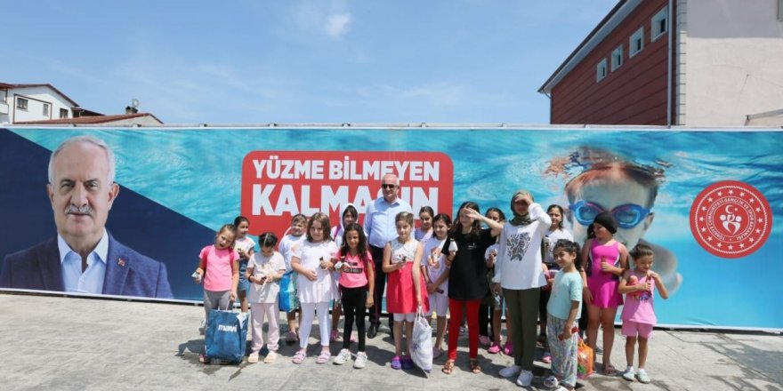 Derince’de yüzme bilmeyen kalmayacak