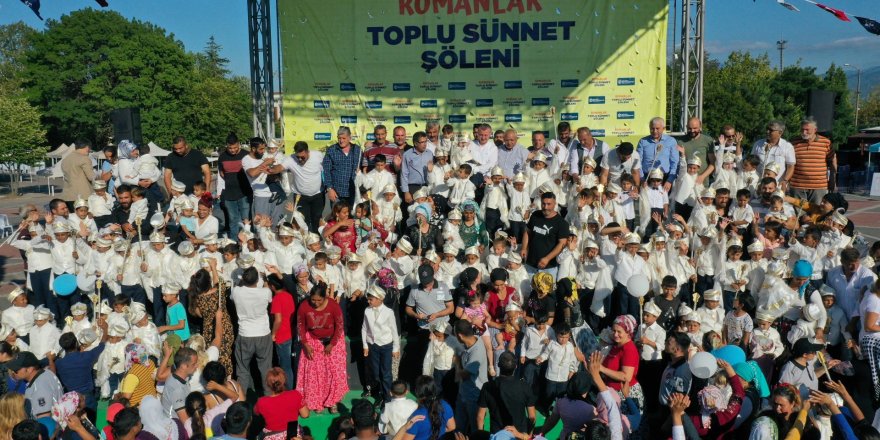 Roman Toplu Sünnet Şöleni’nde 264 çocuk sünnet oldu