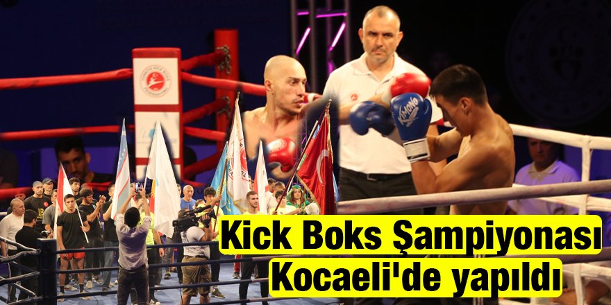 Kick Boks Şampiyonası Kocaeli'de yapıldı