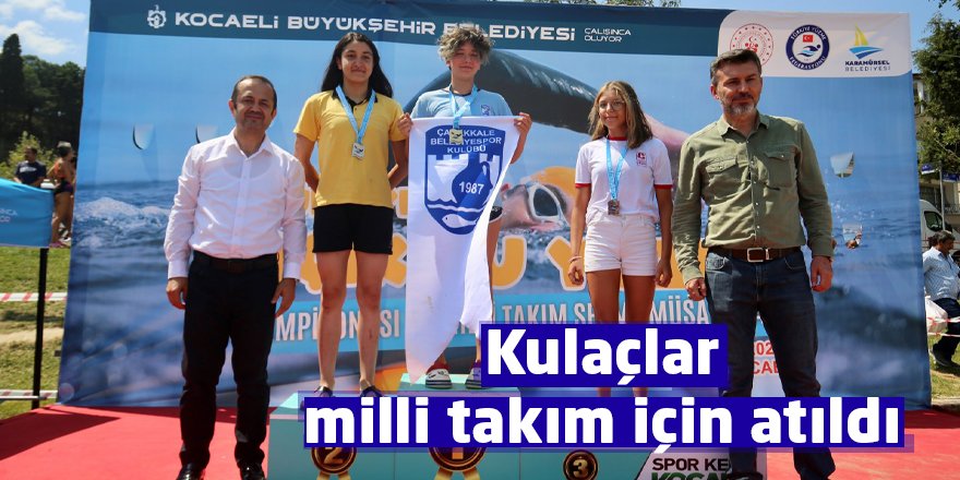 Kulaçlar milli takım için atıldı