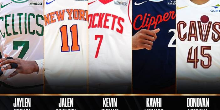 NBA'de sezonun en iyi 5'leri açıklandı