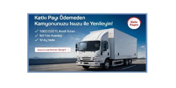 Anadolu Isuzu’dan Özel  Finansman Kampanyası
