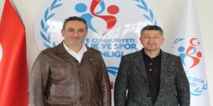 Rıdvan Şükür, Kızılcahamam ilçe spor müdürünü'nün misafiri oldu 