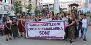Kadınlar çocuk istismarını protesto etti