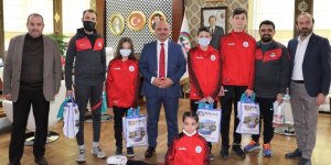 Söğüt millileri ağırladı